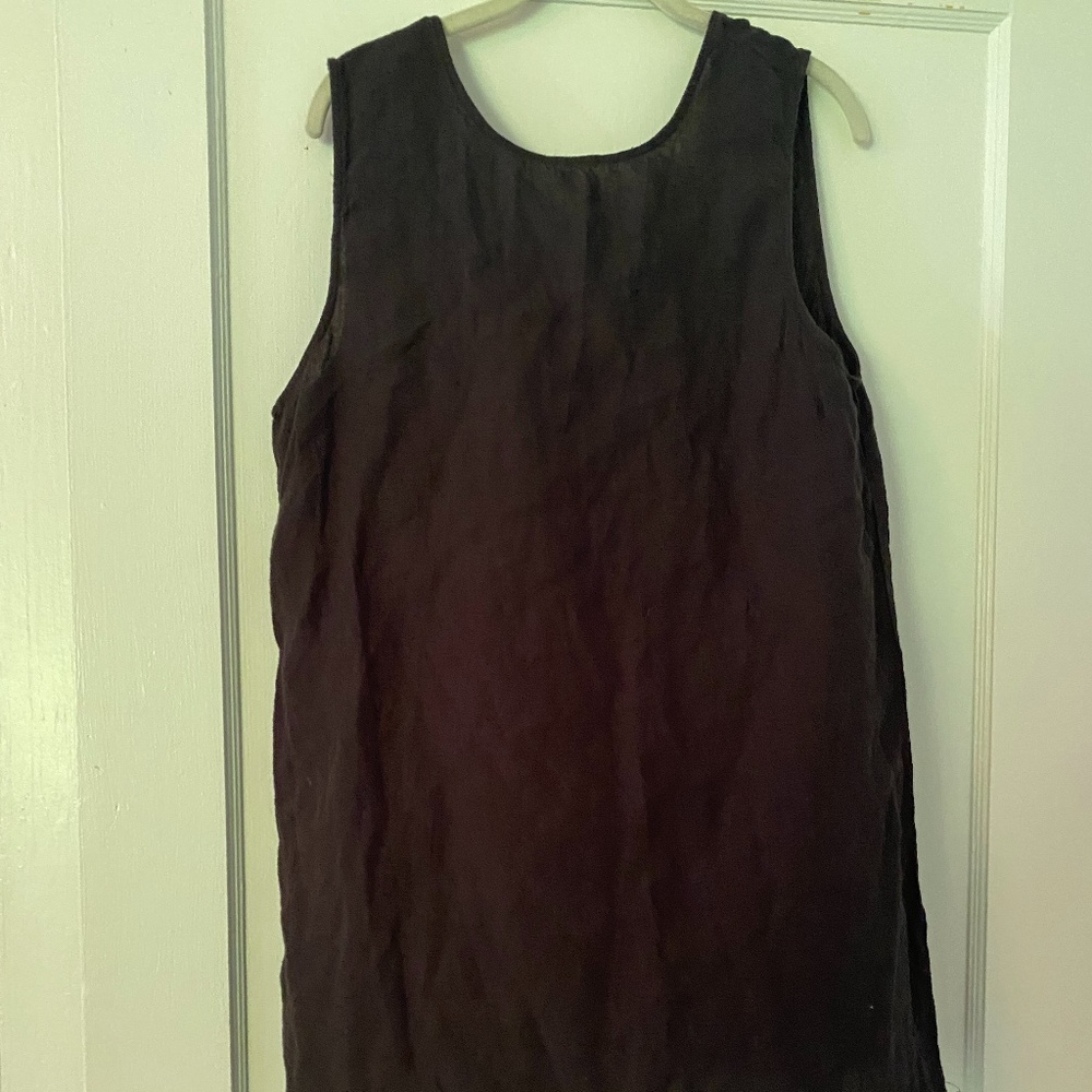 Linen Reformation Raw-hem Low-back Dress